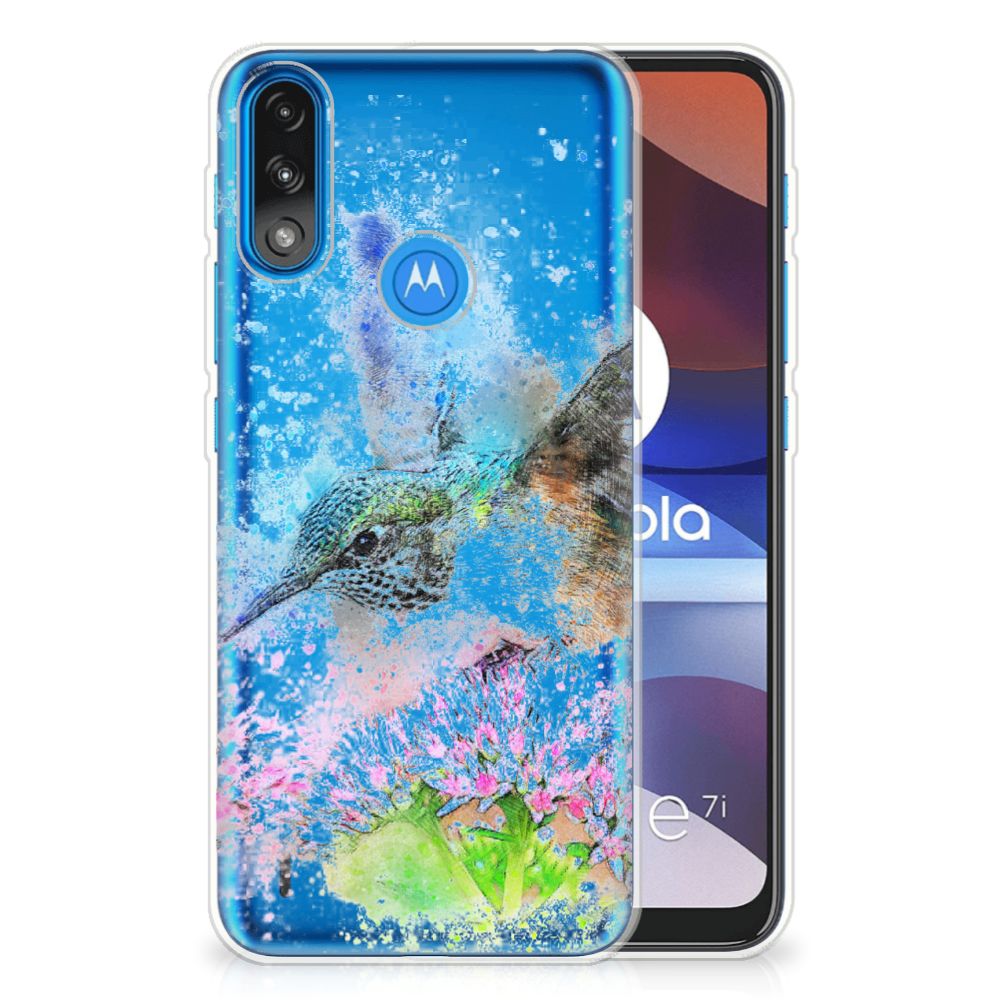 Hoesje maken Motorola Moto E7/E7i Power Vogel