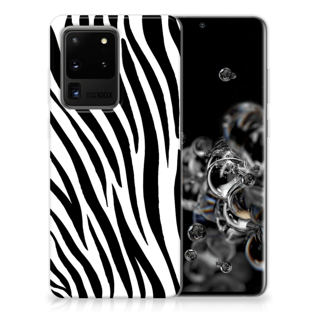Samsung Galaxy S20 Ultra TPU Hoesje Zebra B2C Telecom