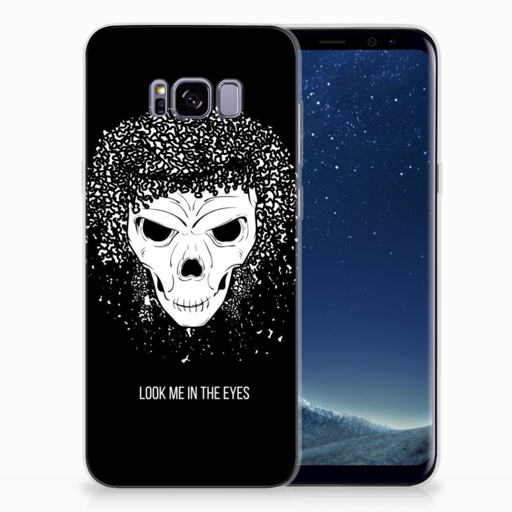 Silicone Back Case Samsung Galaxy S8 Plus Skull Hair