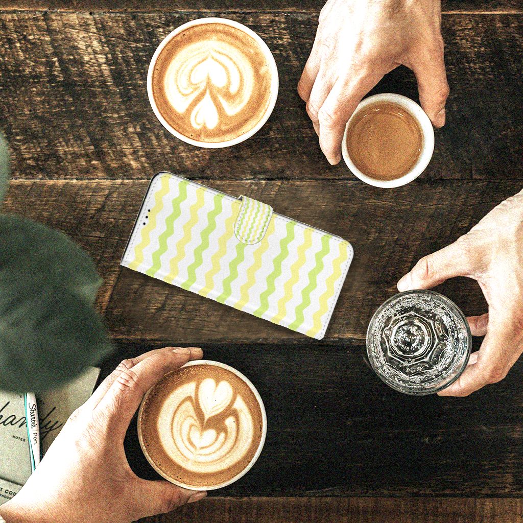 Sony Xperia 1 II Telefoon Hoesje Waves Yellow