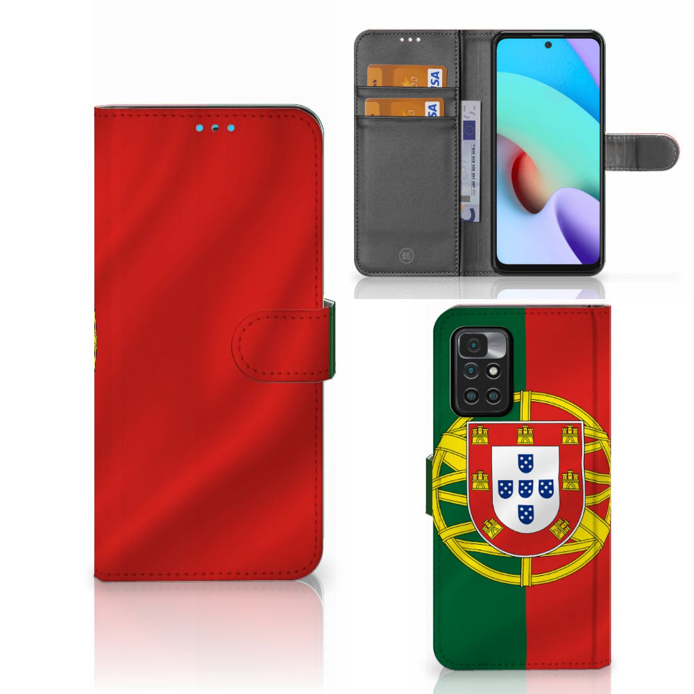 Xiaomi Redmi 10 Bookstyle Case Portugal