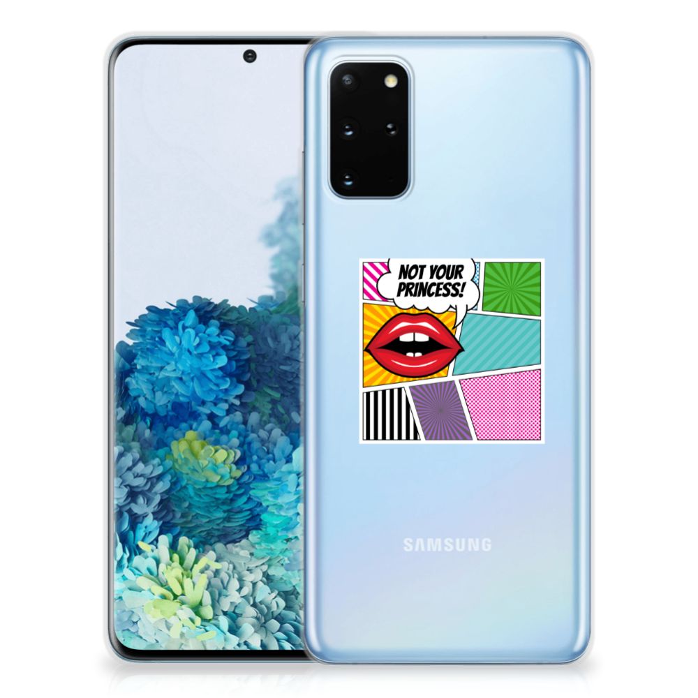 Samsung Galaxy S20 Plus Silicone Back Cover Popart Princess