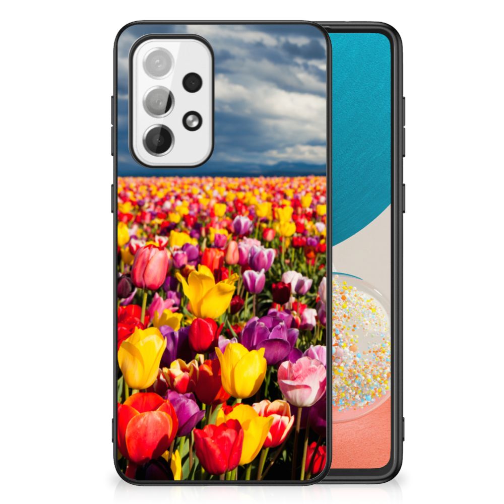 Samsung Galaxy A73 Bloemen Hoesje Tulpen