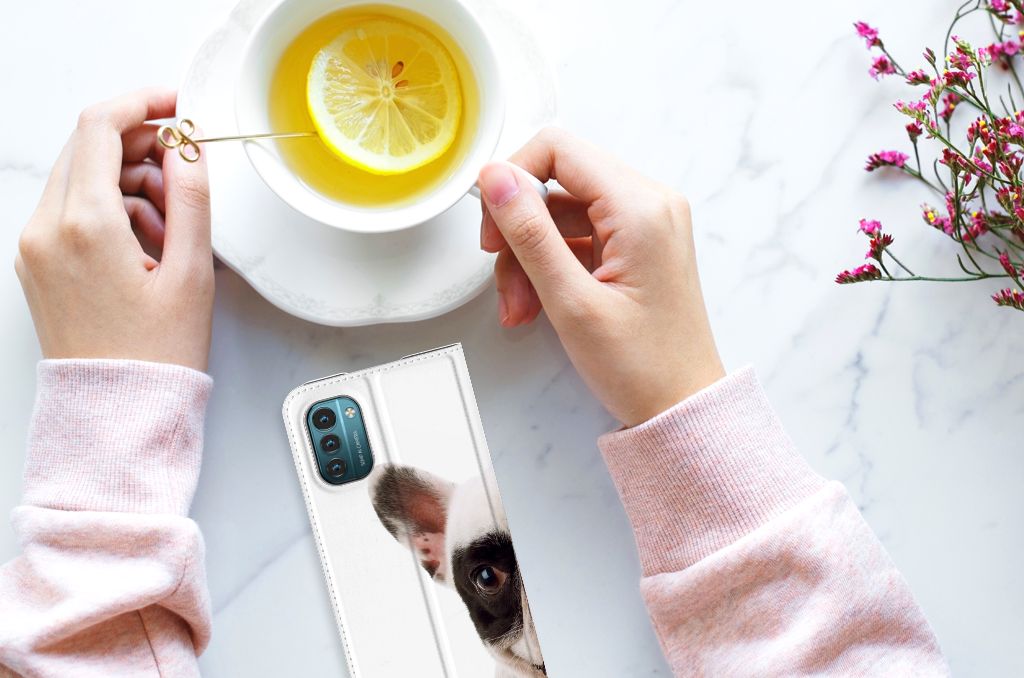 Nokia G11 | G21 Hoesje maken Franse Bulldog - B2C Telecom