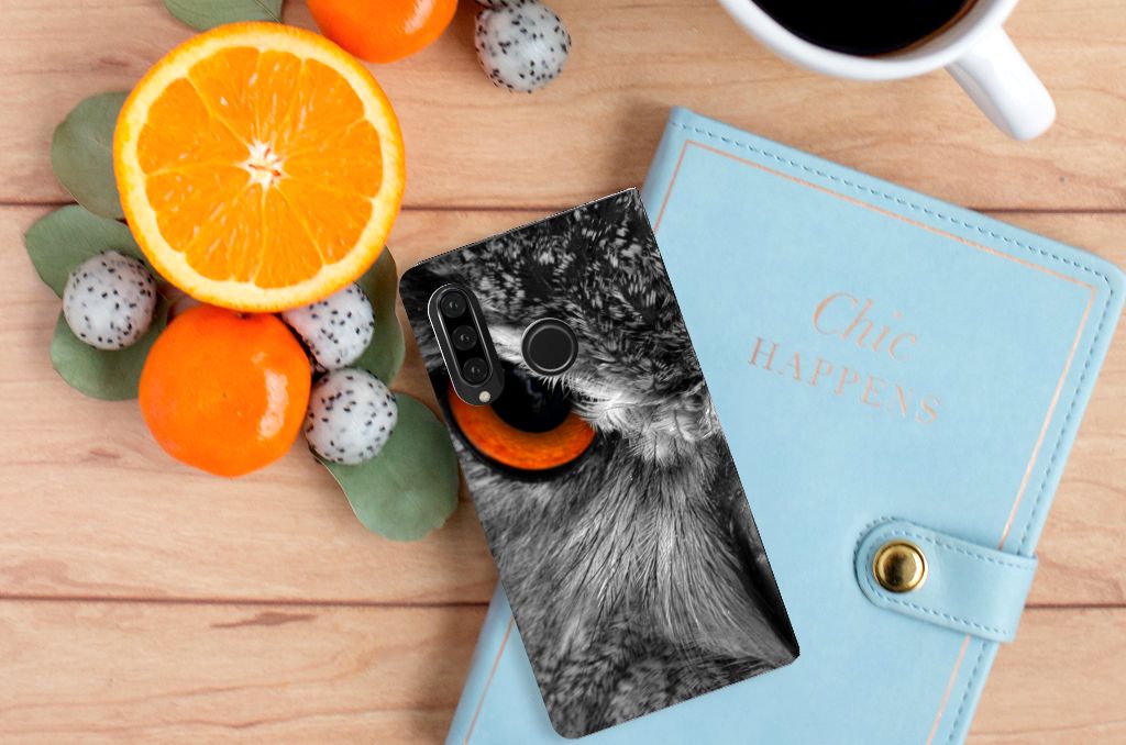 Huawei P30 Lite New Edition Hoesje maken Uil