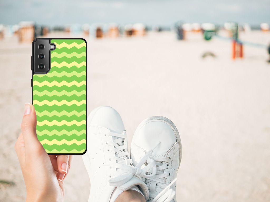 Samsung Galaxy S21 Plus Back Case Waves Green B2C Telecom