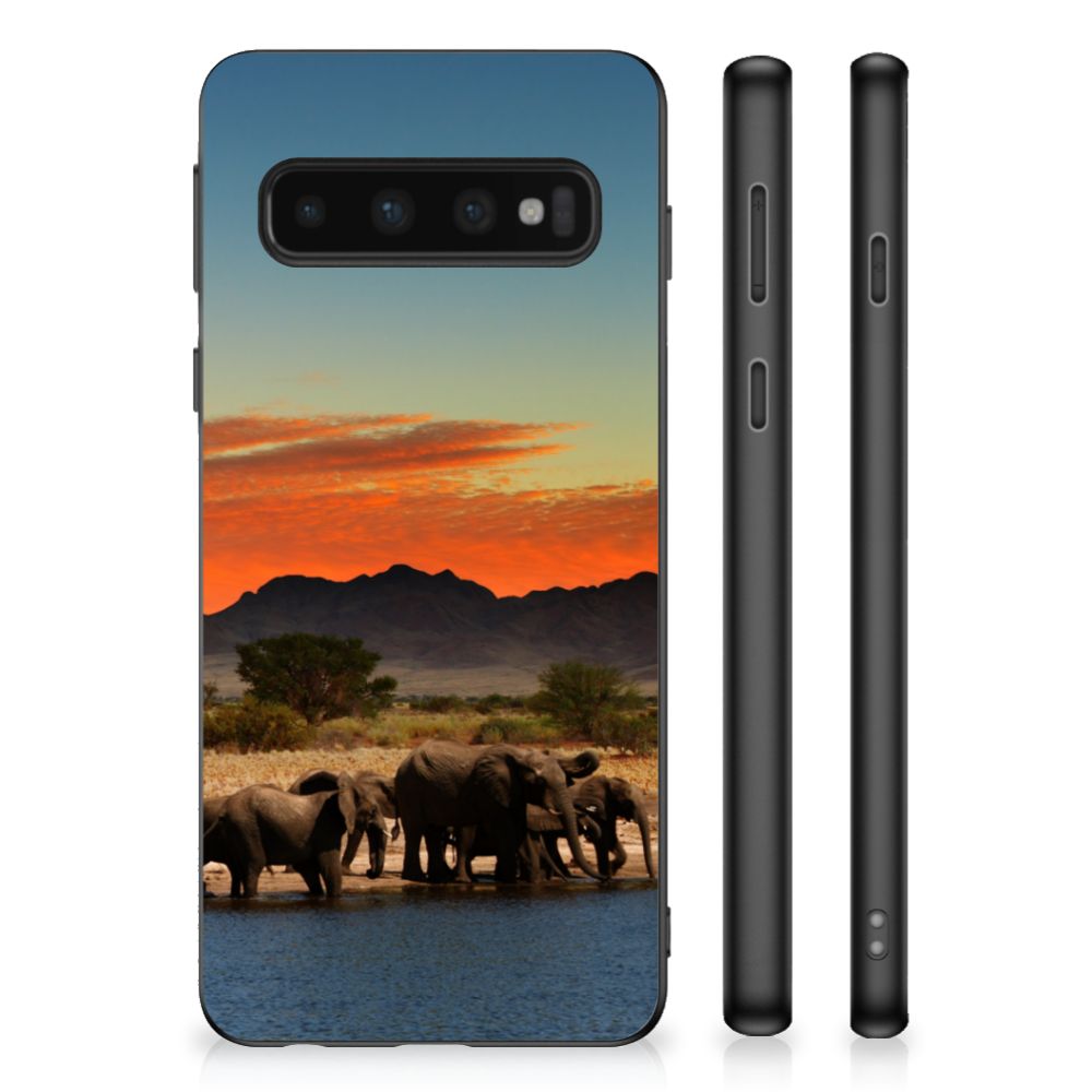 Samsung Galaxy S10 Back Cover Olifanten