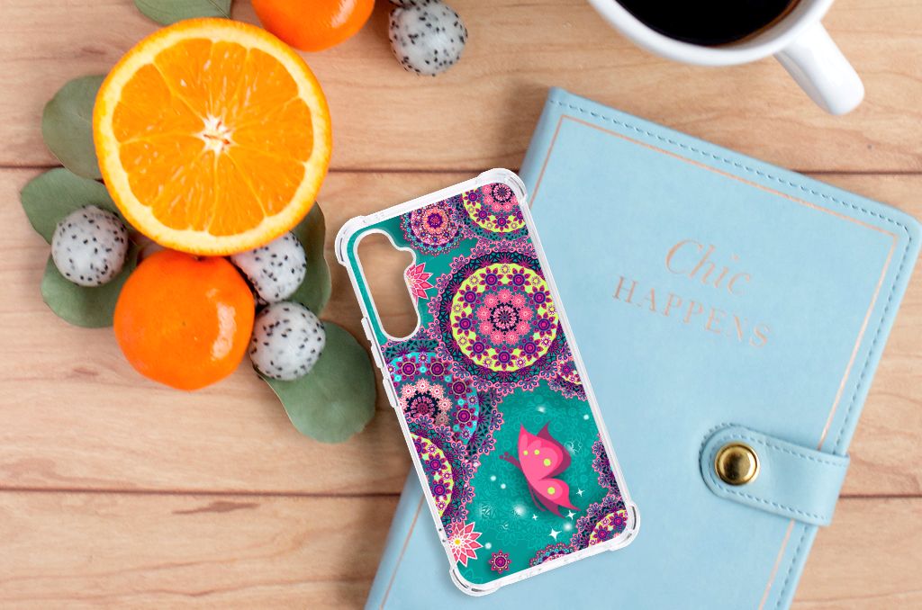 Samsung Galaxy A34 Back Cover Cirkels en Vlinders B2C Telecom