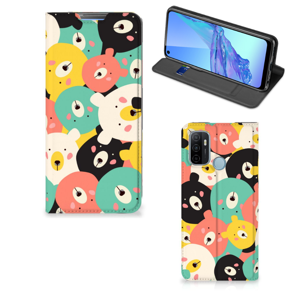 OPPO A53 | A53s Magnet Case Bears - B2C Telecom