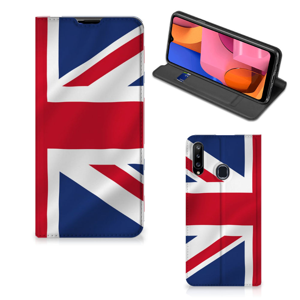 Samsung Galaxy A20s Standcase Groot-Brittannië