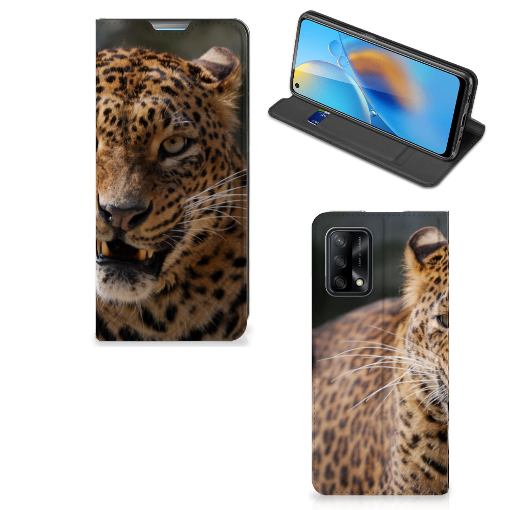 OPPO A74 4G Hoesje maken Luipaard - B2C Telecom