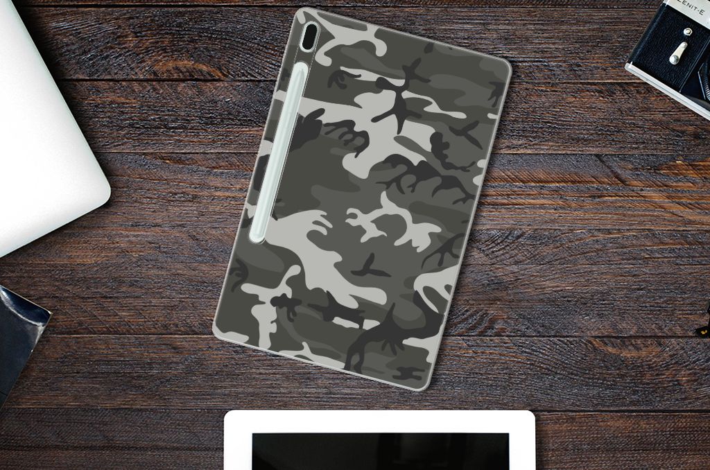 Samsung Galaxy Tab S7FE Hippe Hoes Army Light - B2C Telecom