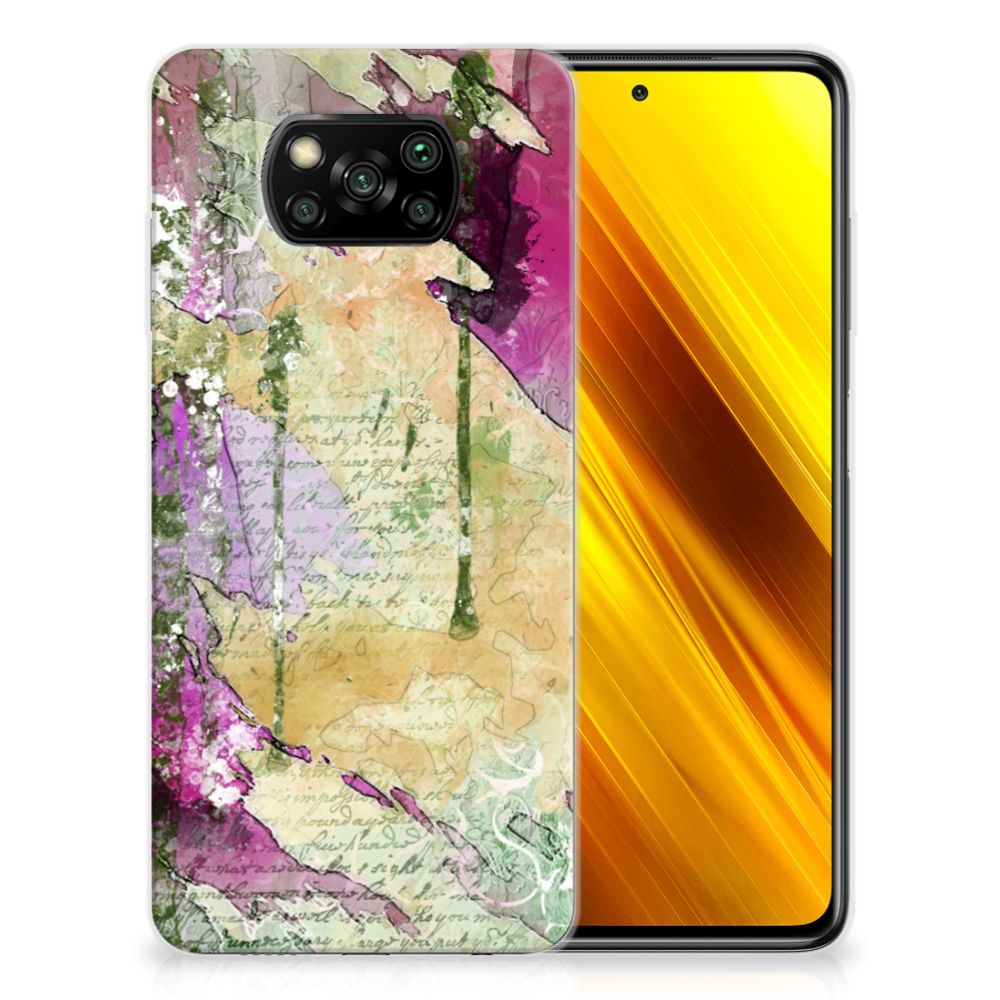 Hoesje maken Xiaomi Poco X3 | Poco X3 Pro Letter Painting B2C Telecom