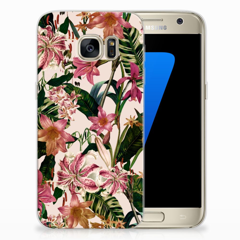 Samsung Galaxy S7 TPU Case Flowers