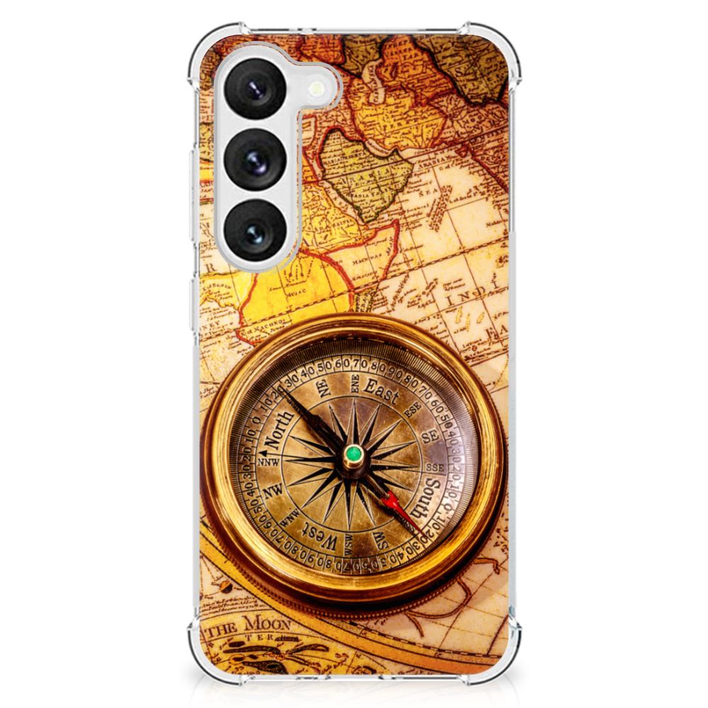 Samsung Galaxy S23 Telefoonhoesje met valbescherming Kompas B2C Telecom