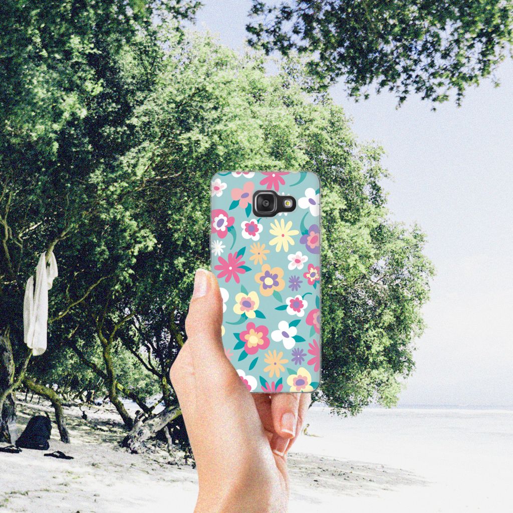 Samsung Galaxy A3 2016 TPU Case Flower Power