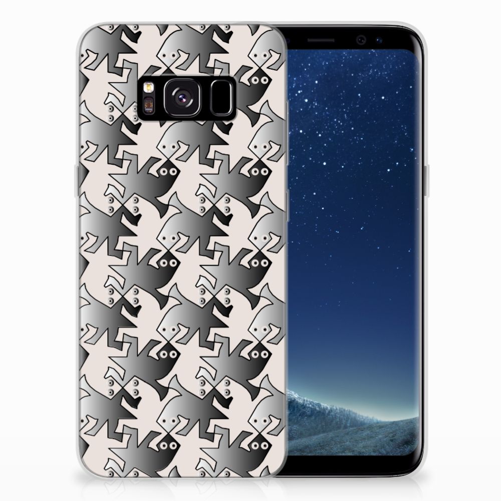 Samsung Galaxy S8 TPU Hoesje Salamander Grey