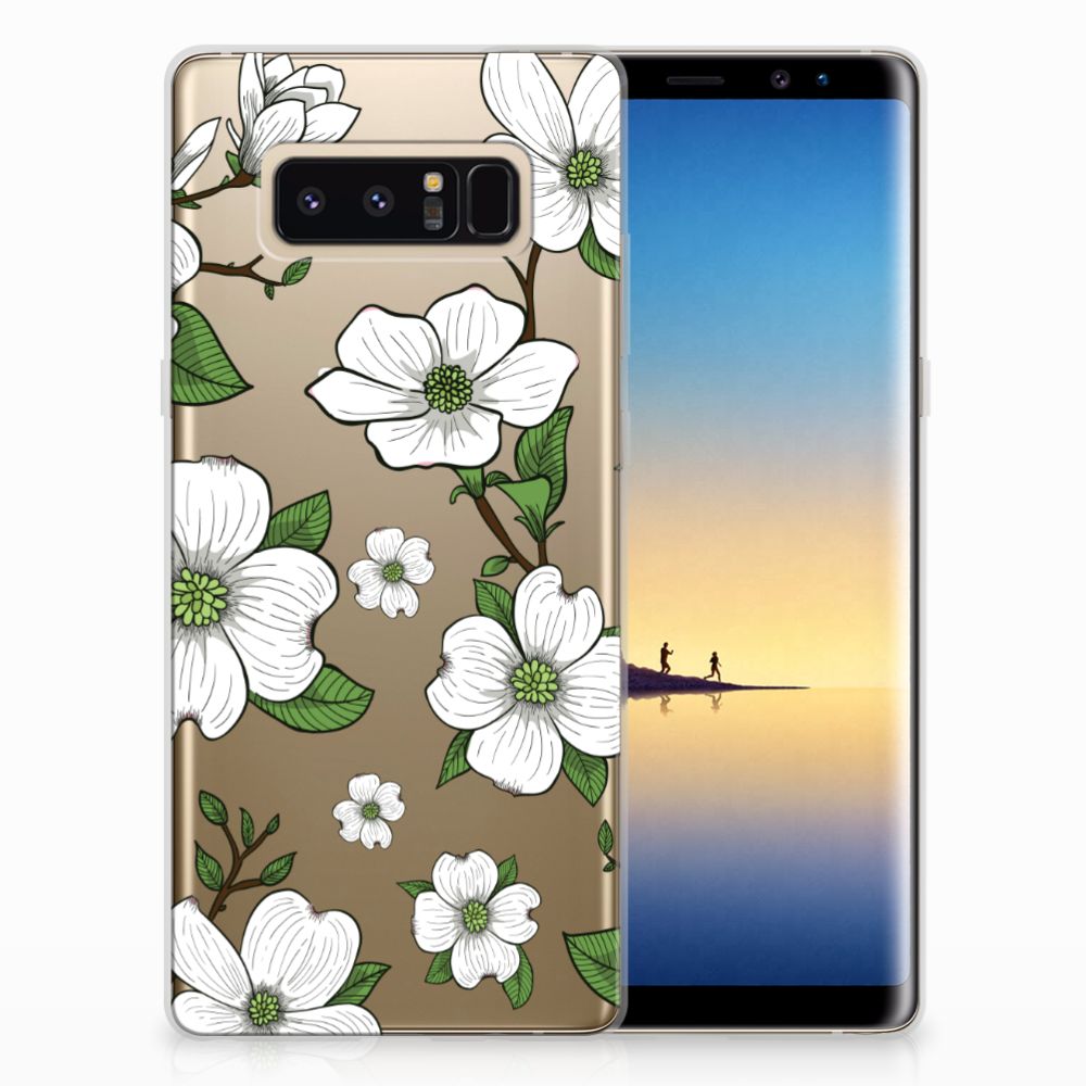 Samsung Galaxy Note 8 TPU Case Dogwood Flowers
