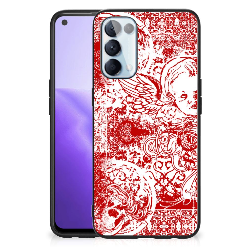 Telefoonhoesje OPPO Reno5 5G | Find X3 Lite Angel Skull Rood