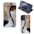 iPhone 12 Mini Hoesje maken Cheetah met close-up van jachtluipaard oog en print op stand case.