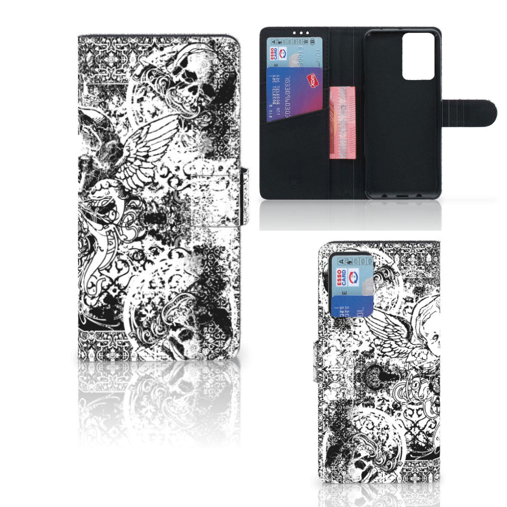 Telefoonhoesje met Naam Xiaomi Redmi Note 10 Pro Skulls Angel