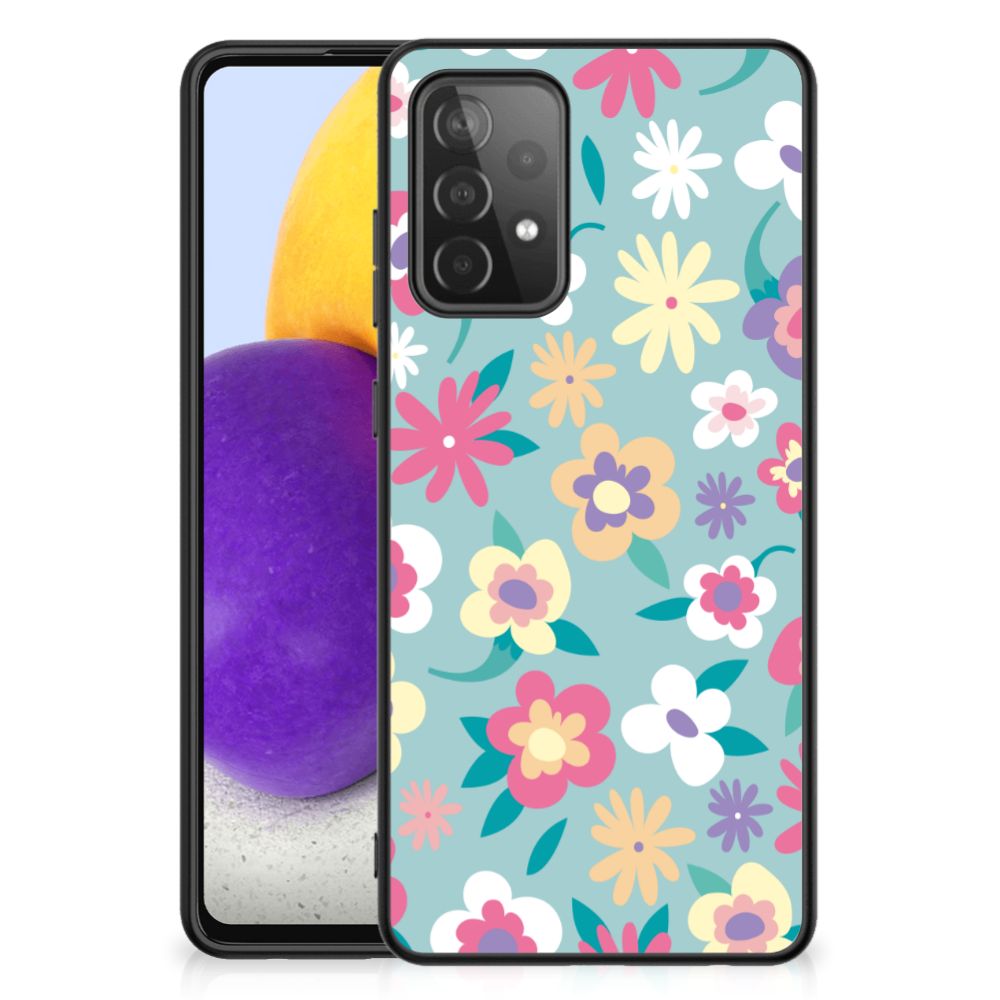 Samsung Galaxy A72 (5G/4G) Bloemen Hoesje Flower Power