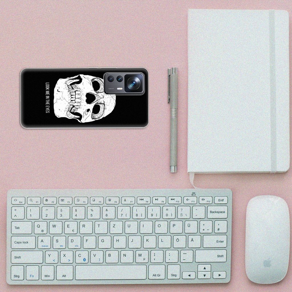 Silicone Back Case Xiaomi 12T | 12T Pro Skull Eyes