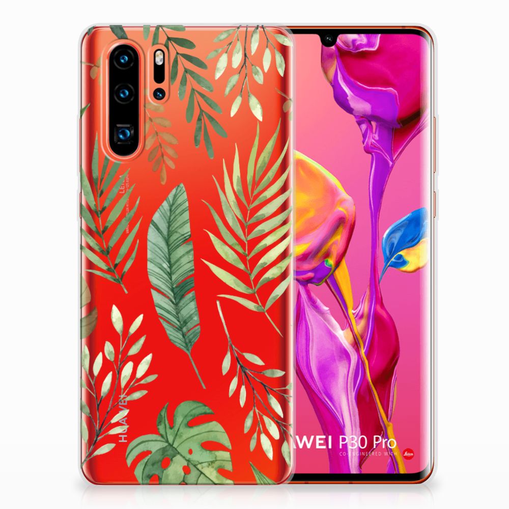 Huawei P30 Pro TPU Case Leaves