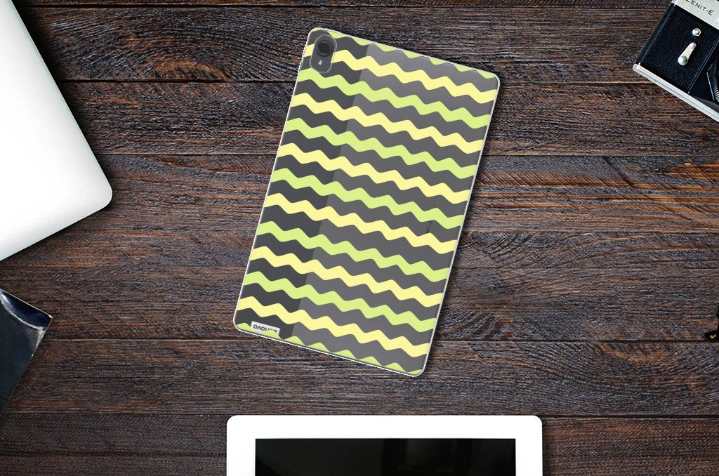 Lenovo Tab P11 | P11 Plus Hippe Hoes Waves Yellow - B2C Telecom