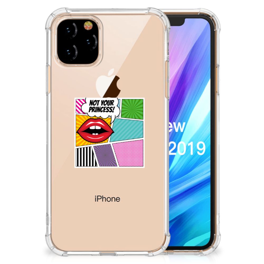 Apple iPhone 11 Pro Anti Shock Bumper Case Popart Princess