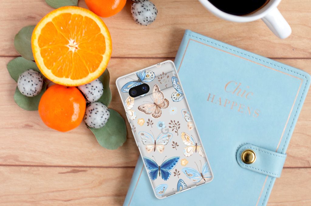 TPU Hoesje voor Google Pixel 7A Vlinder B2C Telecom
