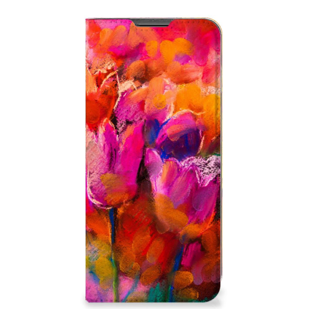 Bookcase Motorola Moto G22 Tulips - B2C Telecom