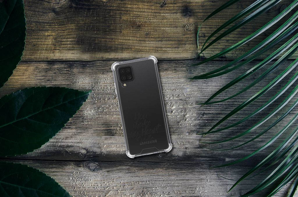 Samsung Galaxy A12 Telefoonhoesje met tekst Heart Smile