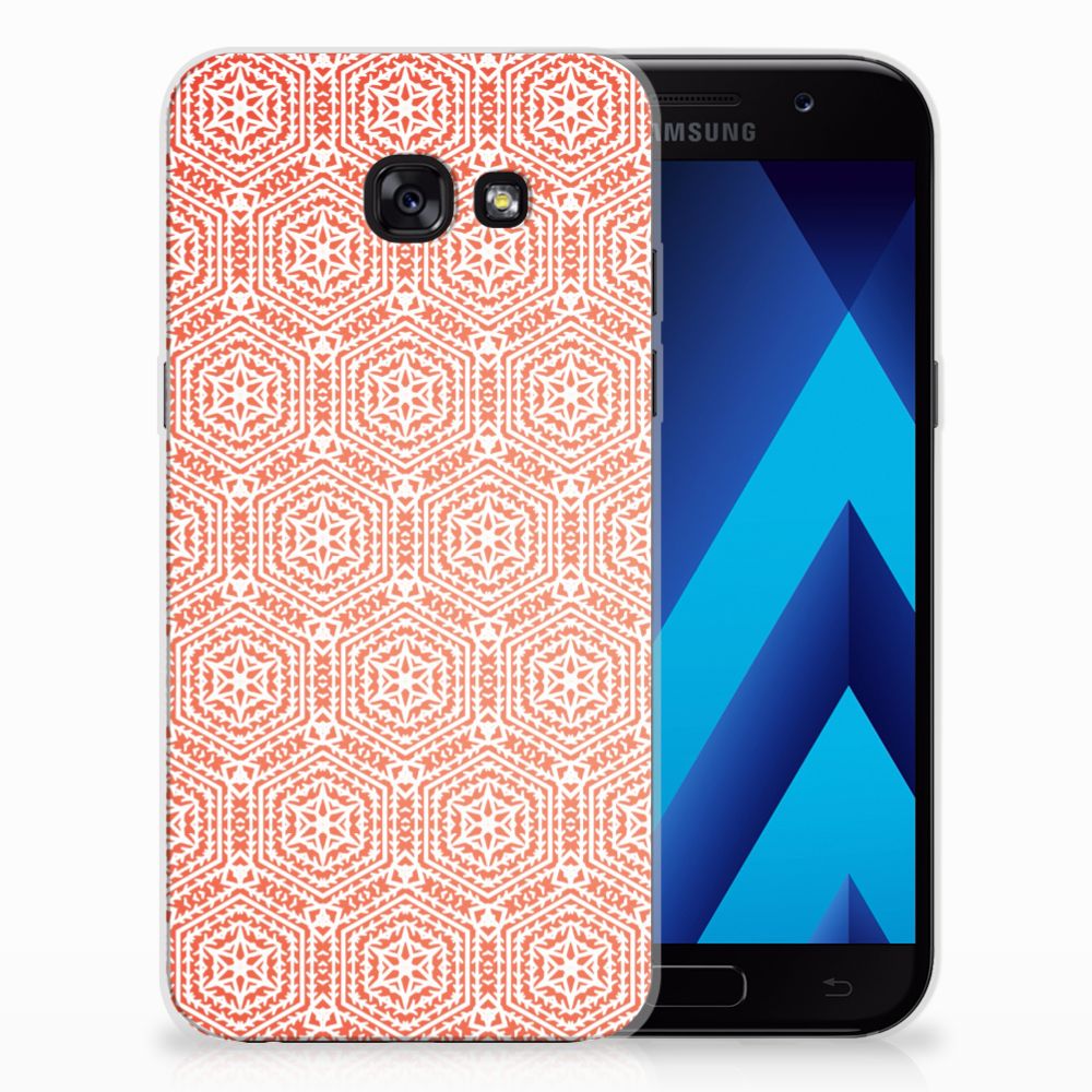 Samsung Galaxy A5 2017 TPU bumper Pattern Orange