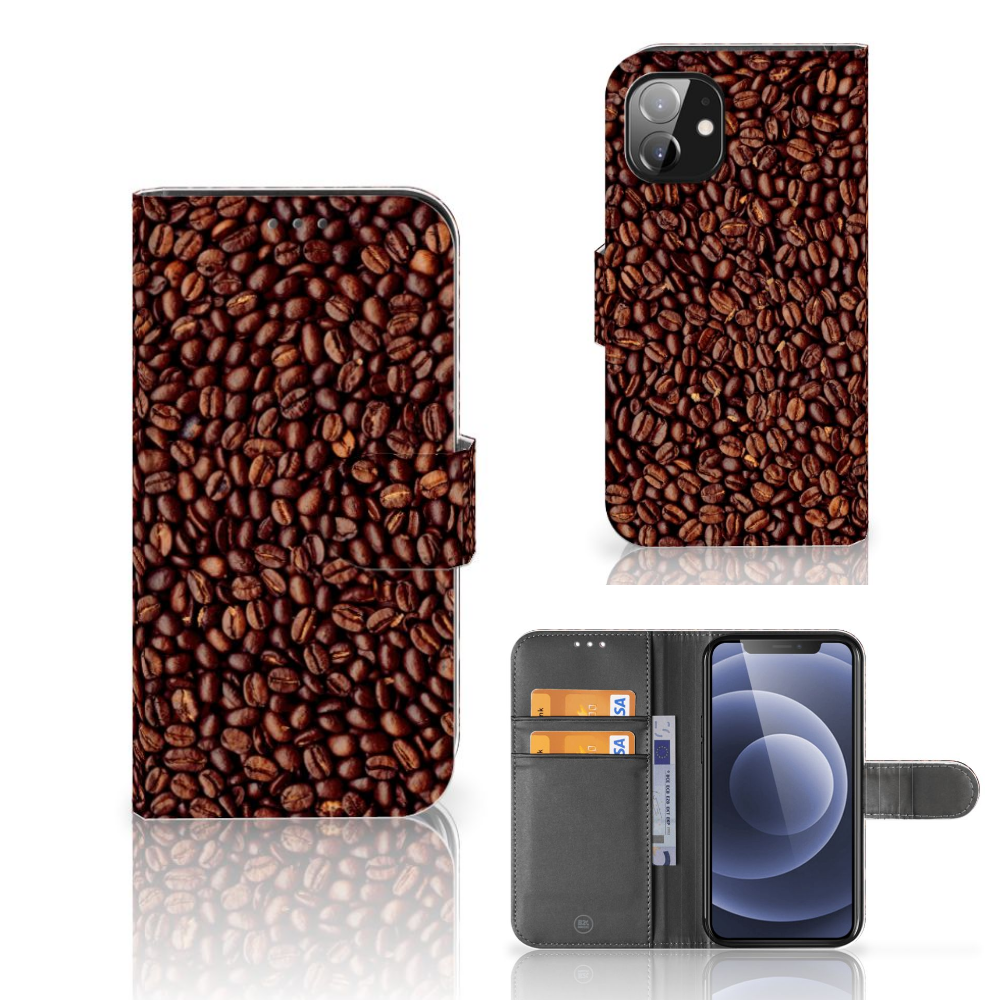 Apple iPhone 12 Mini Book Cover Koffiebonen