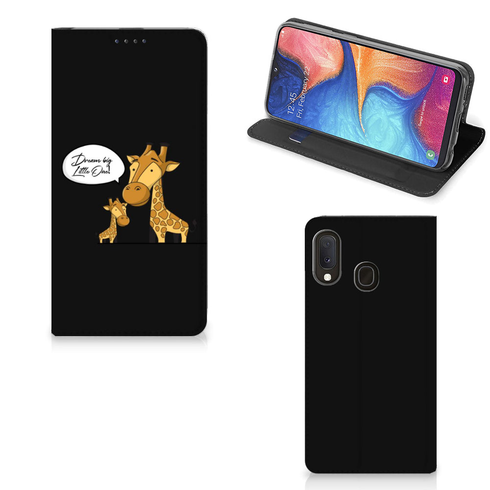 Samsung Galaxy A20e Magnet Case Giraffe