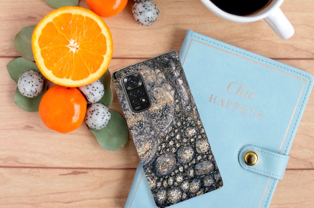 Xiaomi Redmi Note 11/11S Hoesje maken Krokodillenprint - B2C Telecom