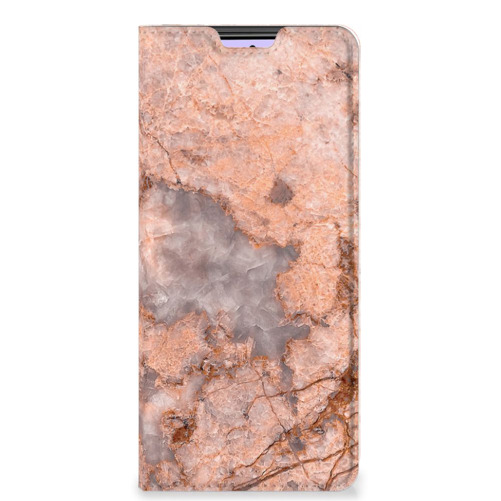 Xiaomi Redmi Note 10 Pro Standcase Marmer Oranje - B2C Telecom