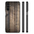 Samsung Galaxy A14 5G Houten Print Telefoonhoesje Steigerhout met houten print design en zwarte randen.