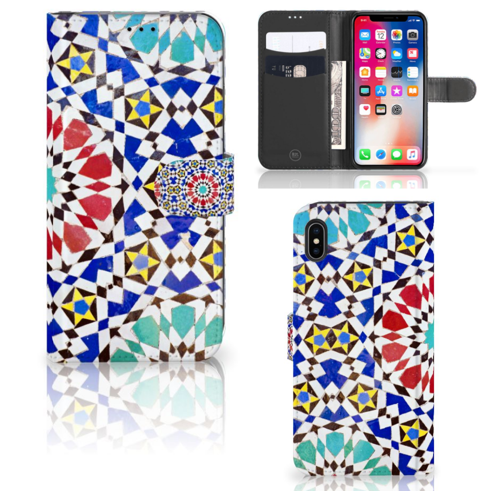 Apple iPhone Xs Max Bookcase Mozaïek