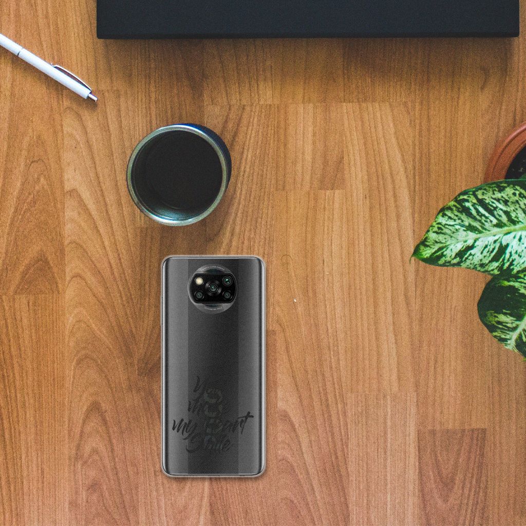 Xiaomi Poco X3 | Poco X3 Pro Siliconen hoesje met naam Heart Smile B2C Telecom