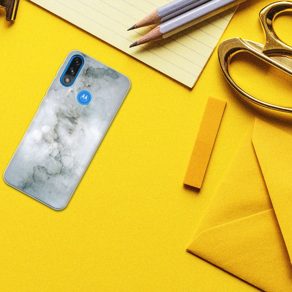 Hoesje maken Motorola Moto E7/E7i Power Painting Grey B2C Telecom