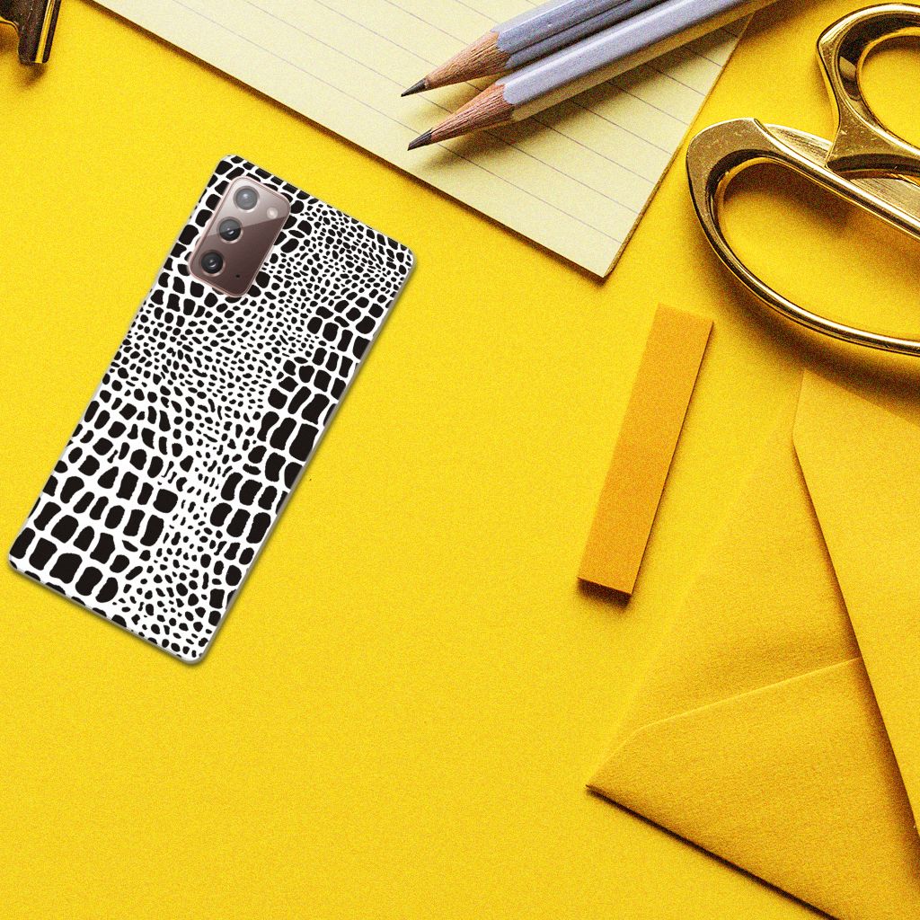 Samsung Note 20 TPU Hoesje Slangenprint B2C Telecom