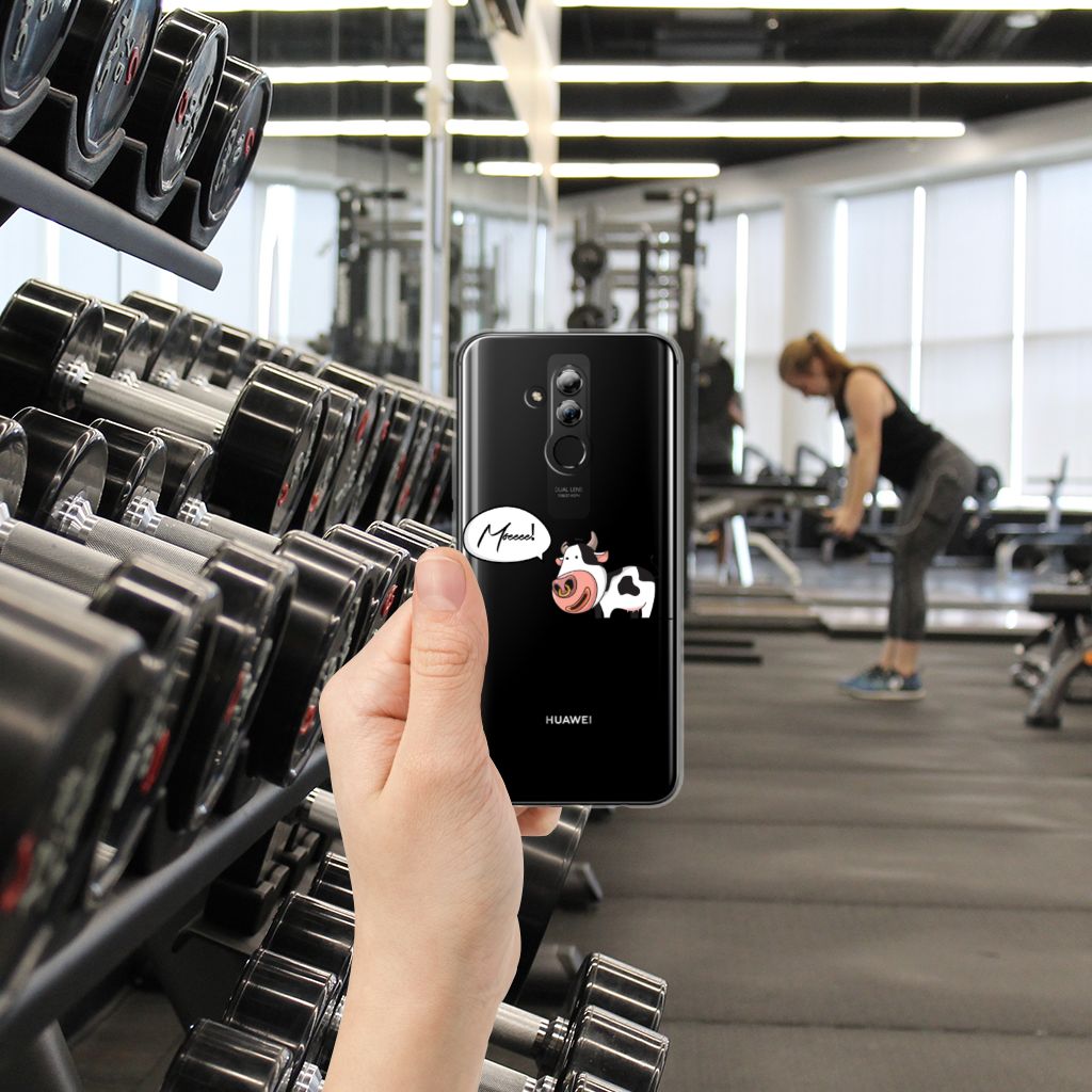 Huawei Mate 20 Lite Telefoonhoesje met Naam Cow