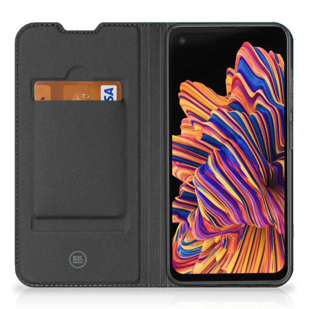 Samsung Galaxy Xcover 6 Pro Smart Cover Orchidee Blauw - Cadeau voor je Moeder - B2C Telecom