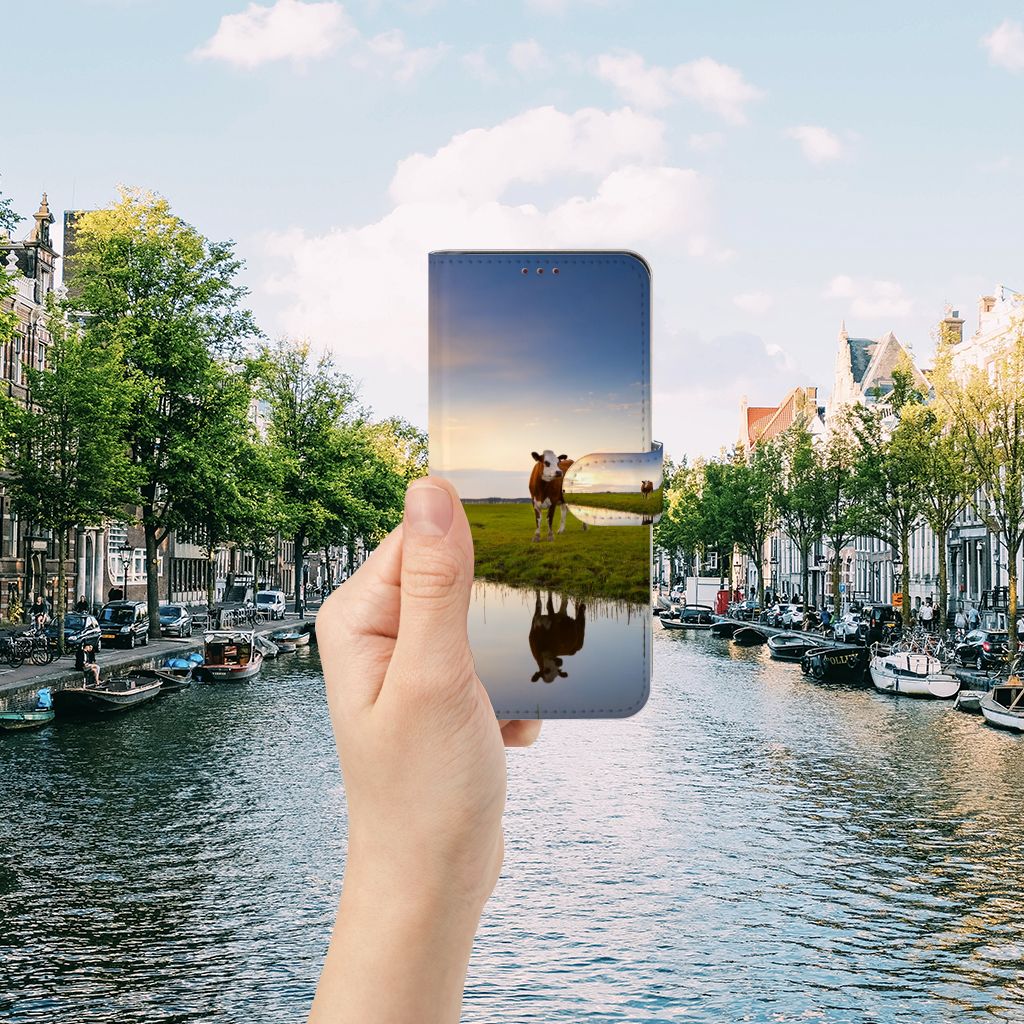 OnePlus Nord 2 5G Telefoonhoesje met Pasjes Koe