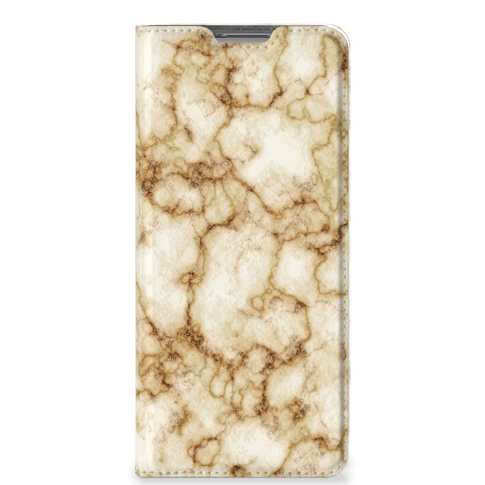 OPPO Find X5 Standcase Marmer Goud - B2C Telecom