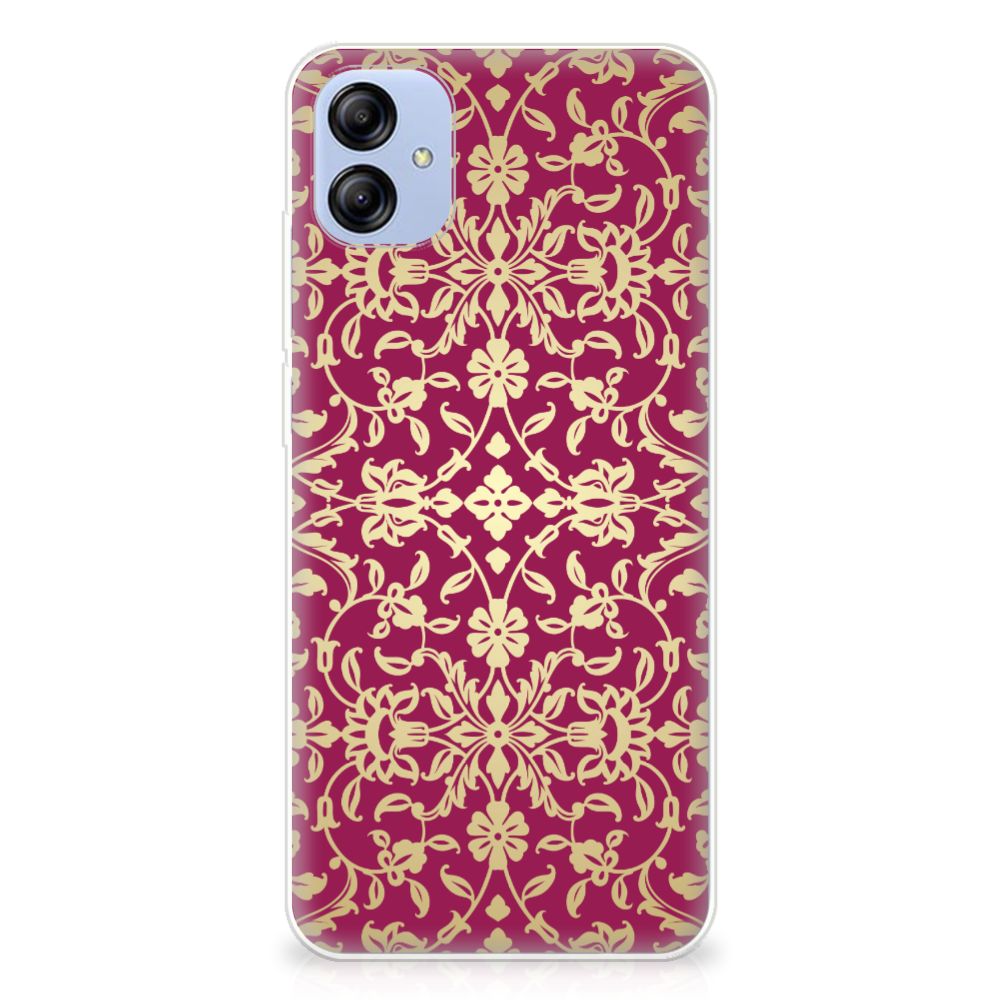Siliconen Hoesje Samsung Galaxy A04e Barok Pink B2C Telecom
