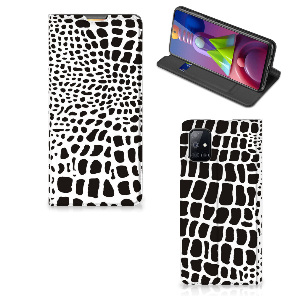Samsung Galaxy M51 Hoesje maken Slangenprint - B2C Telecom