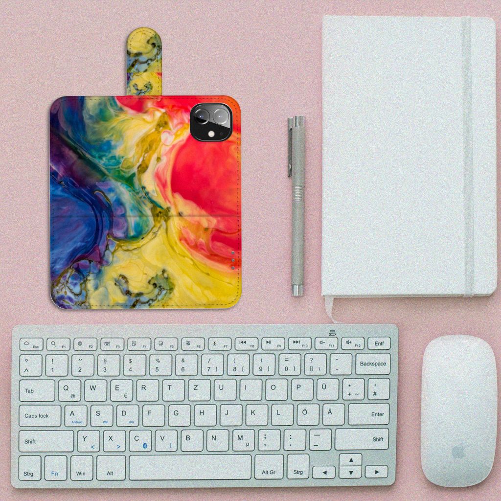 Hoesje Apple iPhone 12 Mini Watercolor Dark